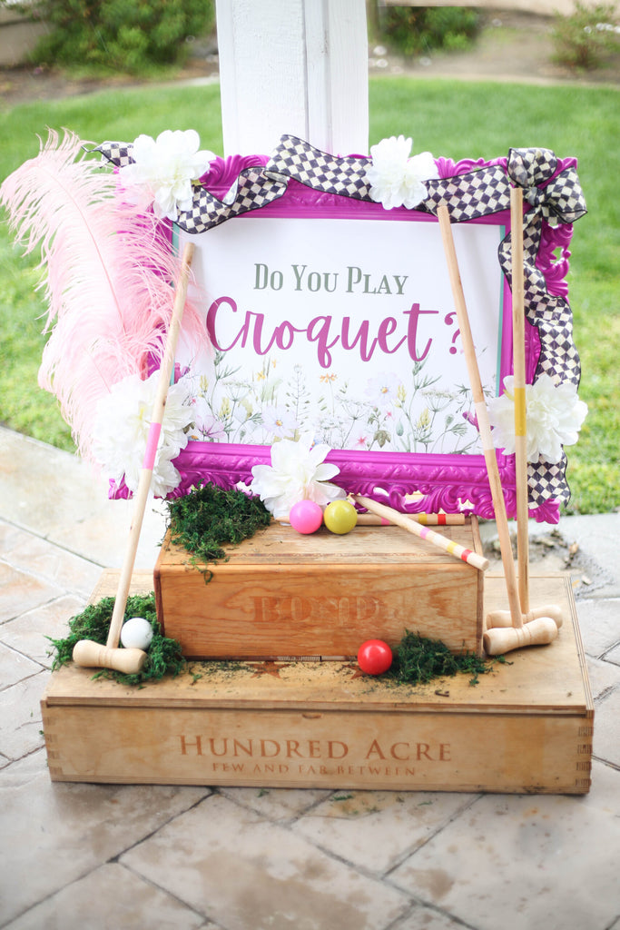Easter Wonderland Outdoor Bash with Kid-Friendly Croquet