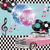 Allenjoy 1950S Rock N Roll Diner Photography Backdrop Gbsx-00532