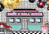 Allenjoy 1950S Rock N Roll Diner Photography Backdrop Gbsx-00533