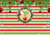 Merry Christmas Birthday Party Backdrop