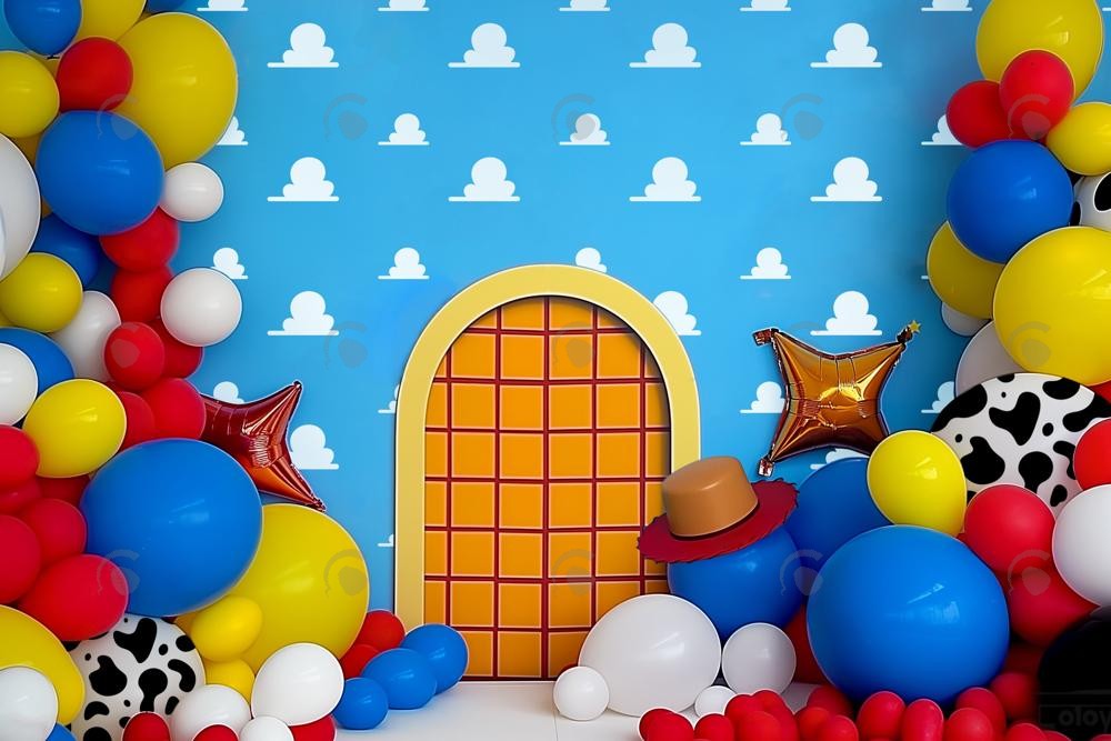 Allenjoy A Story About Toys Photography Backdrop Gbsx-00295