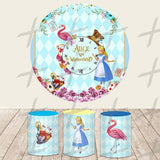 Wonderland Journey Custom Round Backdrop With Plinths AS-DLZ-cff69f
