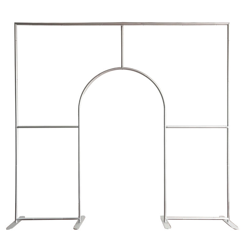 Allenjoy 10X9FT Wedding Party Flower Arch Frame Welcome Stand Door