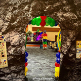 Allenjoy 10X9FT Wedding Party Flower Arch Frame Welcome Stand Door