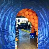 Allenjoy 10X9FT Wedding Party Flower Arch Frame Welcome Stand Door