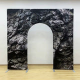 Allenjoy 10X9FT Wedding Party Flower Arch Frame Welcome Stand Door