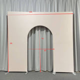 Allenjoy 10X9FT Wedding Party Flower Arch Frame Welcome Stand Door