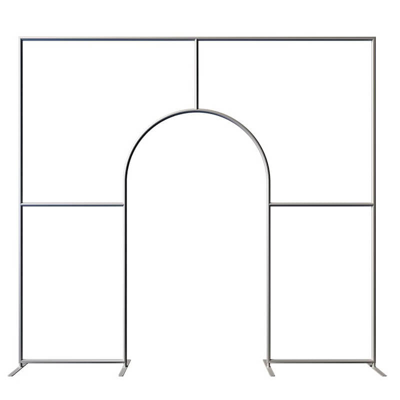 Allenjoy 10X9FT Wedding Party Flower Arch Frame Welcome Stand Door