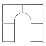Allenjoy 10X9FT Wedding Party Flower Arch Frame Welcome Stand Door