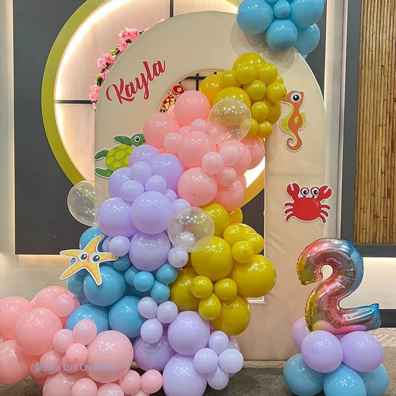 Allenjoy 5X7.5FT Open Wall With Backdrop Cover For Party Decoration