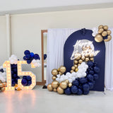 Allenjoy 5X7.5FT Open Wall With Backdrop Cover For Party Decoration