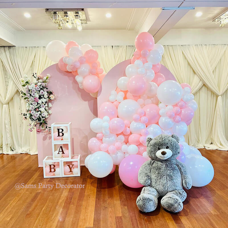 Allenjoy 5X7.5FT Open Wall With Backdrop Cover For Party Decoration