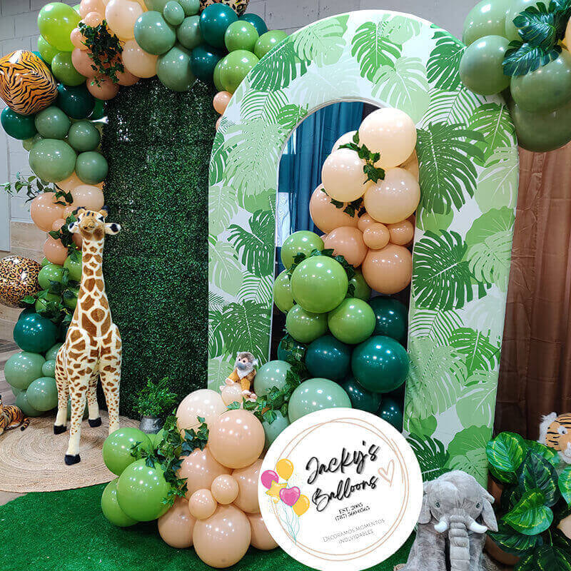 Allenjoy 5X7.5FT Open Wall With Backdrop Cover For Party Decoration