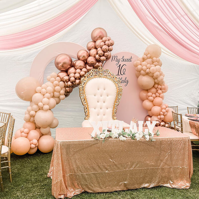 Allenjoy 5X7.5FT Open Wall With Backdrop Cover For Party Decoration