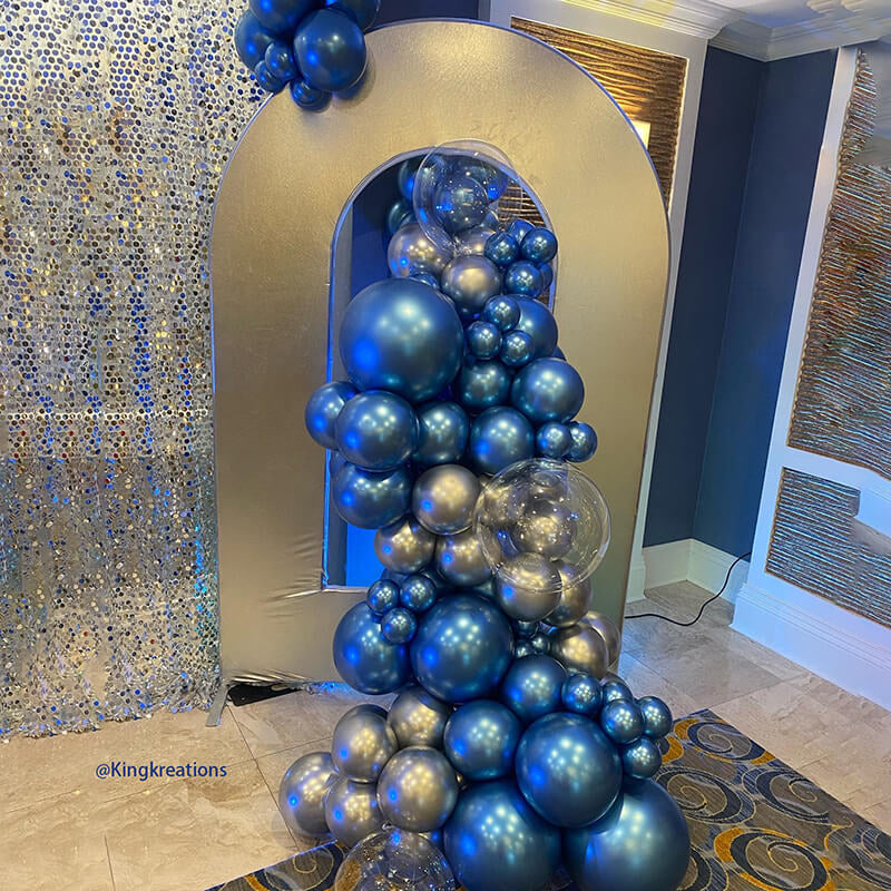 Allenjoy 5X7.5FT Open Wall With Backdrop Cover For Party Decoration