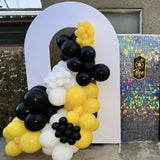 Allenjoy 5X7.5FT Open Wall With Backdrop Cover For Party Decoration