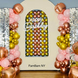 Allenjoy 5X7.5FT Open Wall With Backdrop Cover For Party Decoration