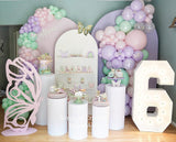 Allenjoy 5X7.5FT Open Wall With Backdrop Cover For Party Decoration