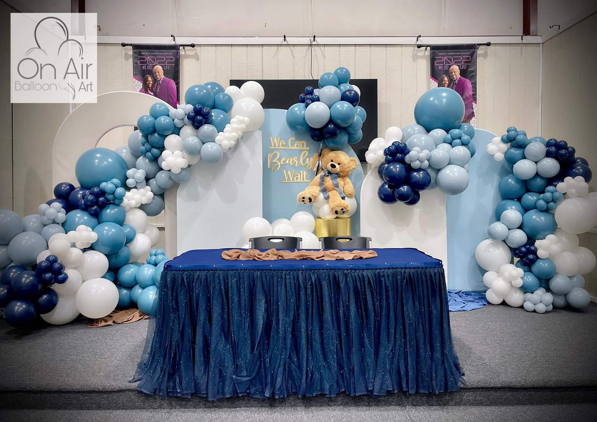 Allenjoy 5X7.5FT Open Wall With Backdrop Cover For Party Decoration