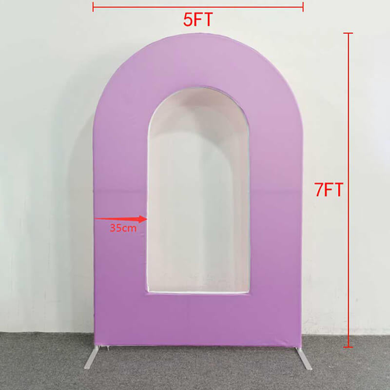 Allenjoy 5X7.5FT Open Wall With Backdrop Cover For Party Decoration