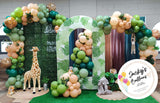 Allenjoy 5X7.5FT Open Wall With Backdrop Cover For Party Decoration