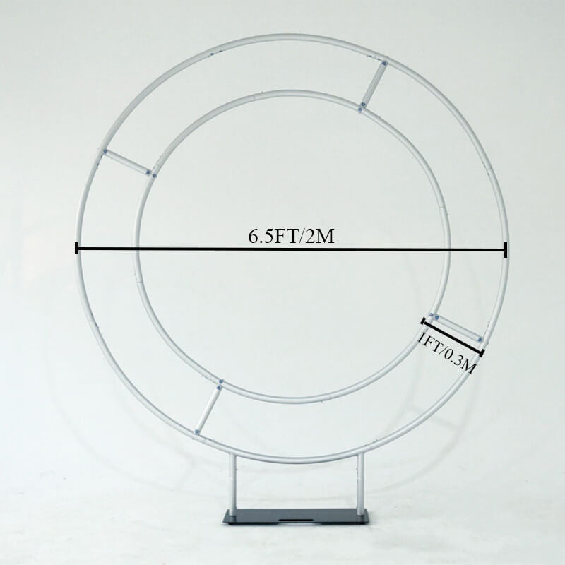 Allenjoy 6.5FT Double Layer Round Stand Party Decoration