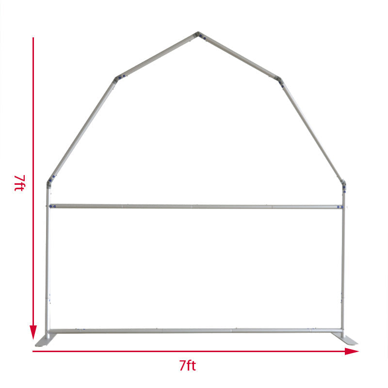 Allenjoy 7X7FT Barn Backdrop Stand Birthday Party Decoration Prop