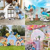 Allenjoy 7X7FT Barn Backdrop Stand Birthday Party Decoration Prop