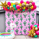 Allenjoy 8X7.5FT Double-Sided Tension Fabric Pillow Backdrop Cover And Stand