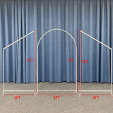 Allenjoy Chiara Arch Frames With Tension Pillow Covers Set 3X7FT 4X7FT 3X7FT