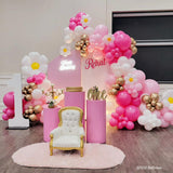 Allenjoy Chiara Arched Backdrop Wall Set Birthday&Baby Shower&Wedding Party Decoration