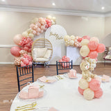 Allenjoy Chiara Arched Backdrop Wall Set Birthday&Baby Shower&Wedding Party Decoration