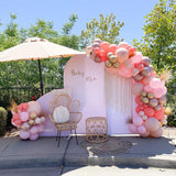 Allenjoy Chiara Arched Backdrop Wall Set Birthday&Baby Shower&Wedding Party Decoration