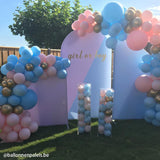 Allenjoy Chiara Arched Backdrop Wall Set Birthday&Baby Shower&Wedding Party Decoration