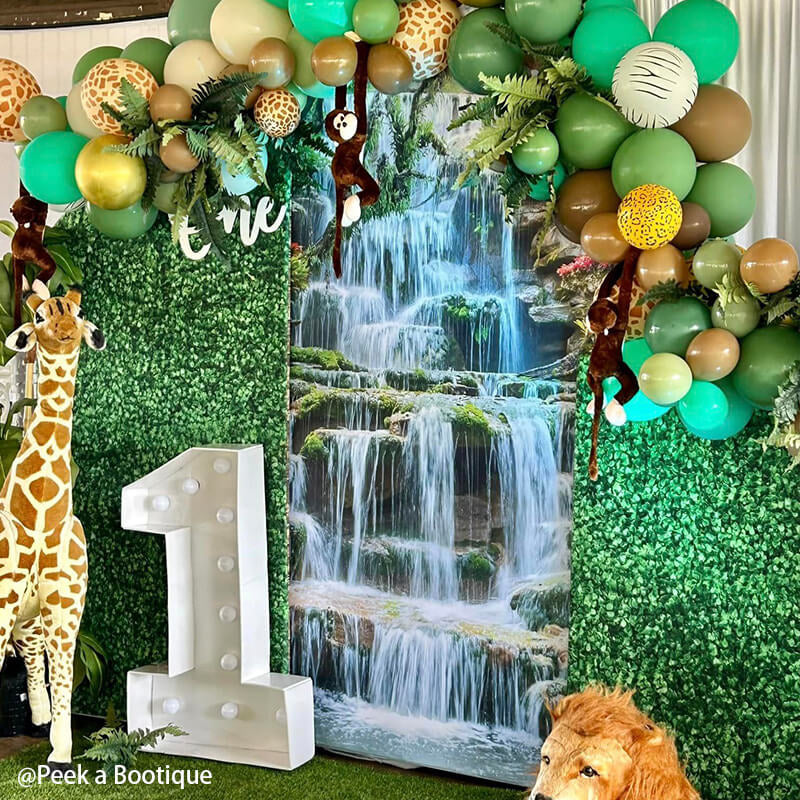 Allenjoy Chiara Arched Backdrop Wall Set Birthday&Baby Shower&Wedding Party Decoration