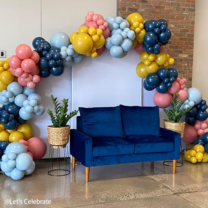 Allenjoy Chiara Arched Backdrop Wall Set Birthday&Baby Shower&Wedding Party Decoration