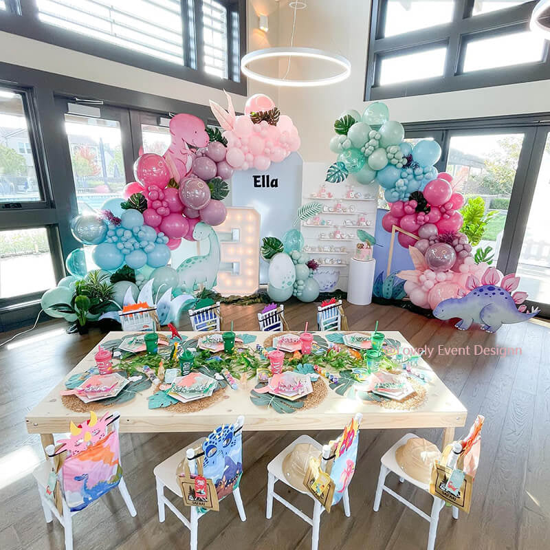 Allenjoy Chiara Arched Backdrop Wall Set Birthday&Baby Shower&Wedding Party Decoration