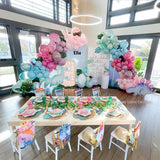 Allenjoy Chiara Arched Backdrop Wall Set Birthday&Baby Shower&Wedding Party Decoration