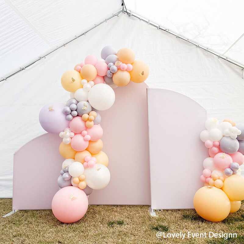 Allenjoy Chiara Arched Backdrop Wall Set Birthday&Baby Shower&Wedding Party Decoration