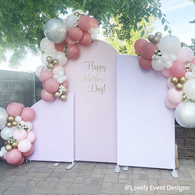 Allenjoy Chiara Arched Backdrop Wall Set Birthday&Baby Shower&Wedding Party Decoration