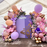 Allenjoy Chiara Arched Backdrop Wall Set Birthday&Baby Shower&Wedding Party Decoration