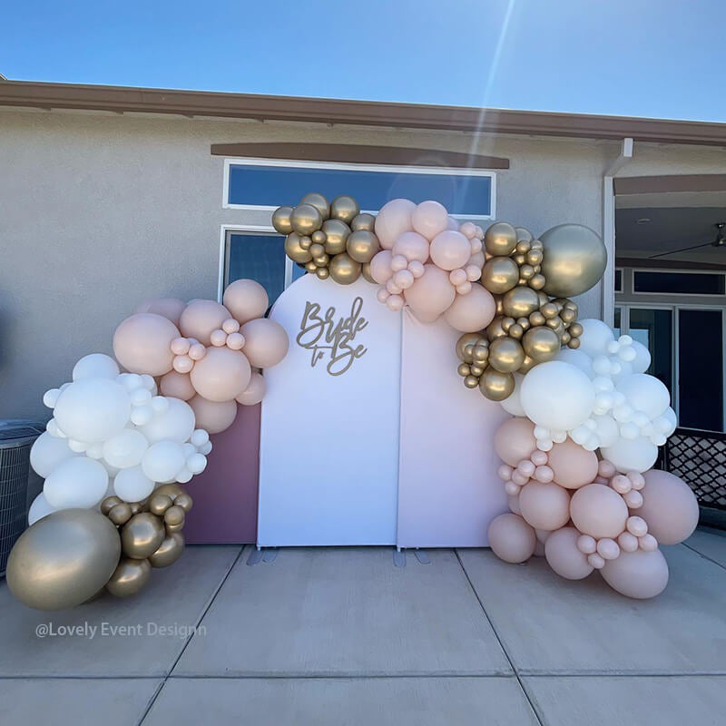 Allenjoy Chiara Arched Backdrop Wall Set Birthday&Baby Shower&Wedding Party Decoration