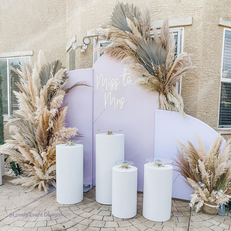 Allenjoy Chiara Arched Backdrop Wall Set Birthday&Baby Shower&Wedding Party Decoration