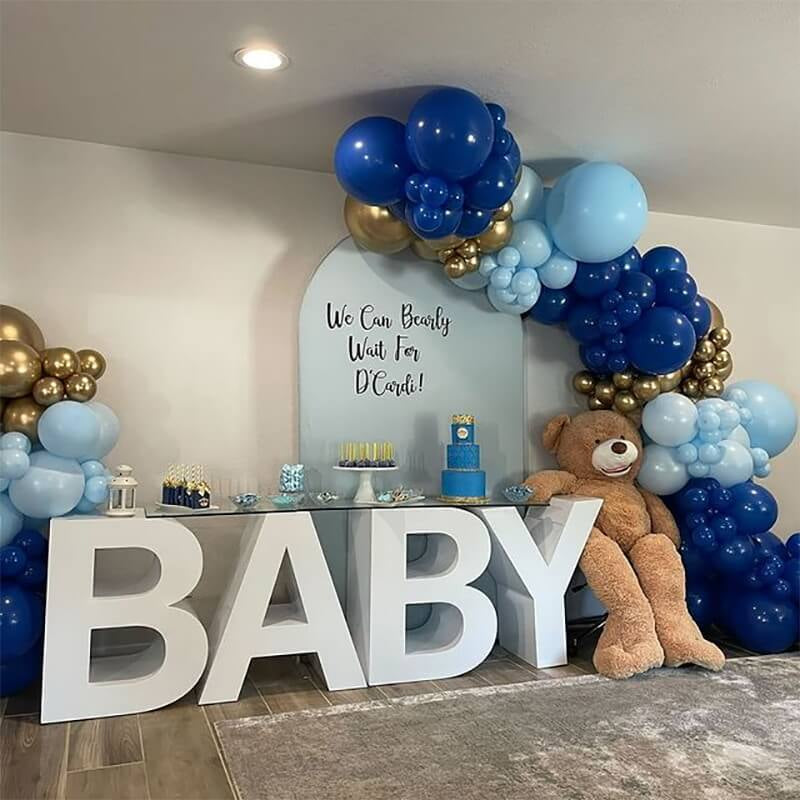 Allenjoy Chiara Arched Backdrop Wall Set Birthday&Baby Shower&Wedding Party Decoration