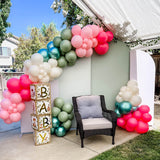 Allenjoy Chiara Arched Backdrop Wall Set Birthday&Baby Shower&Wedding Party Decoration