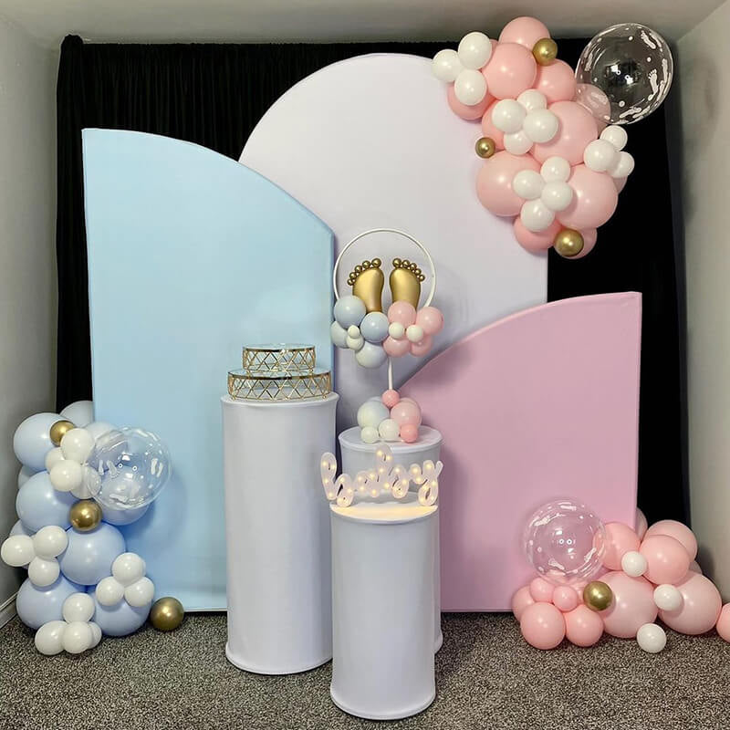 Allenjoy Chiara Arched Backdrop Wall Set Birthday&Baby Shower&Wedding Party Decoration