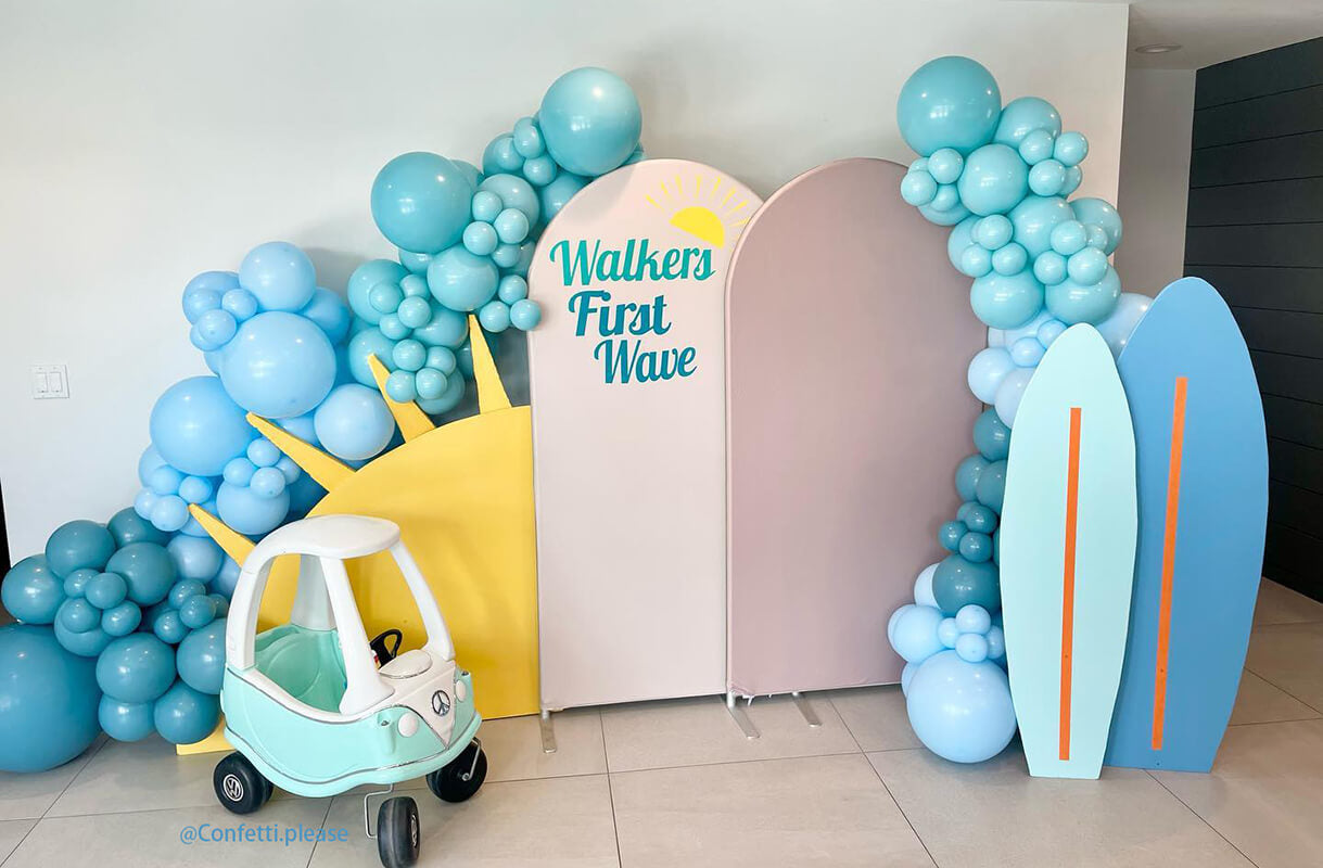 Allenjoy Chiara Arched Backdrop Wall Set Birthday&Baby Shower&Wedding Party Decoration
