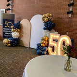 Allenjoy Chiara Arched Backdrop Wall Set Birthday&Baby Shower&Wedding Party Decoration