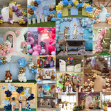 Allenjoy Chiara Arched Backdrop Wall Set Birthday&Baby Shower&Wedding Party Decoration