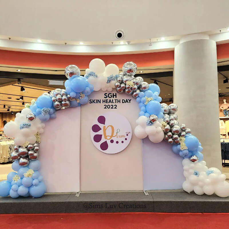 Allenjoy Chiara Arched Backdrop Wall Set Birthday&Baby Shower&Wedding Party Decoration